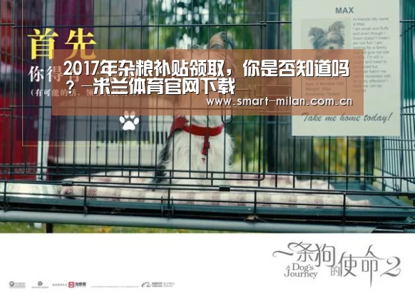 2017年杂粮补贴领取,你是否知道吗?-米兰体育官网下载(图4) 米兰体育入口